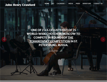 Tablet Screenshot of johnhenrycrawford.com